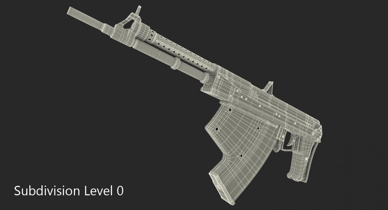 3D model Underwater Rifle APS