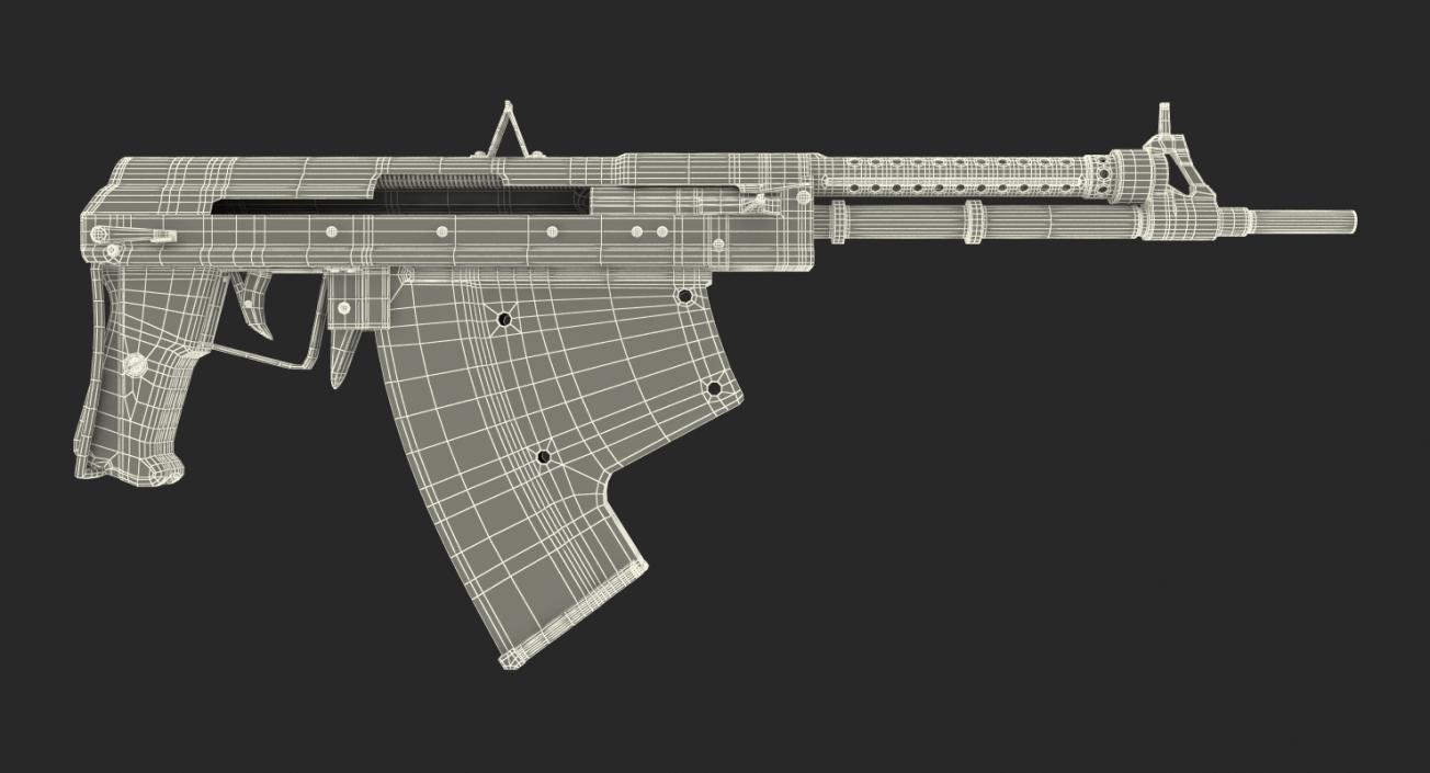 3D model Underwater Rifle APS