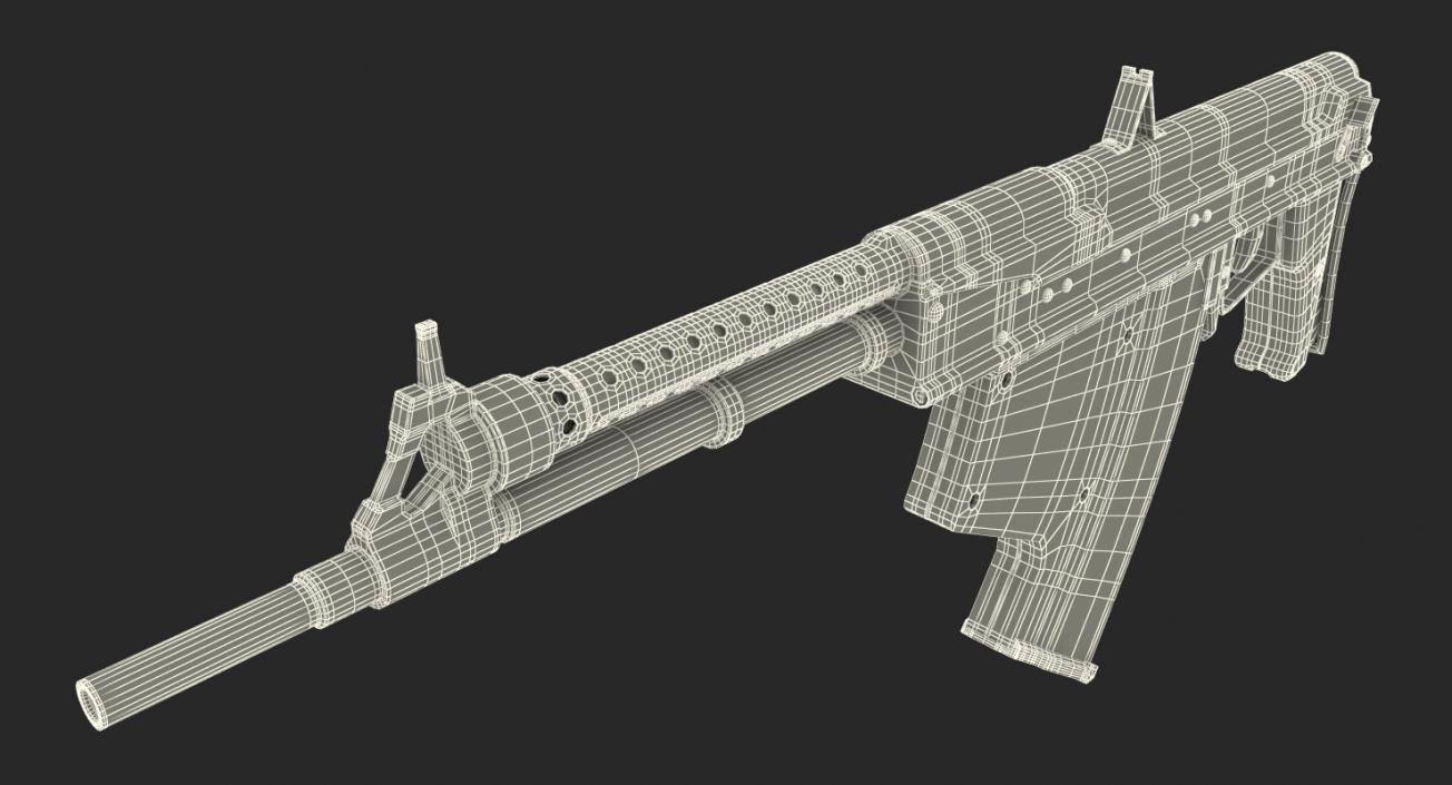 3D model Underwater Rifle APS