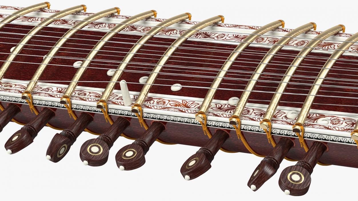 3D Traditional Stringed Instruments Collection model