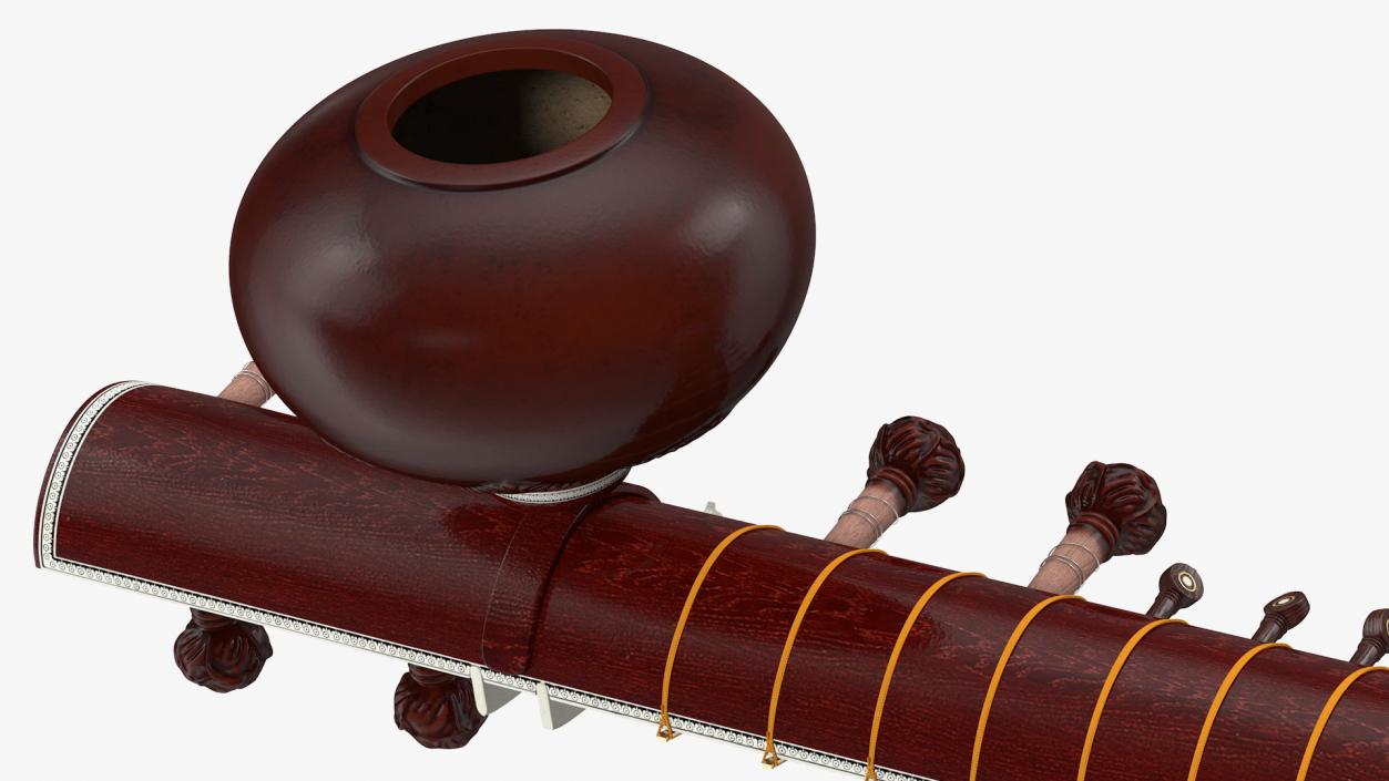 3D Traditional Stringed Instruments Collection model