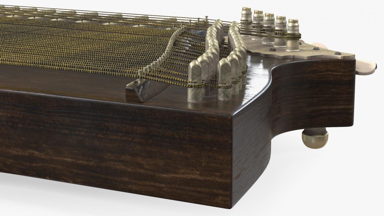 3D Traditional Stringed Instruments Collection model