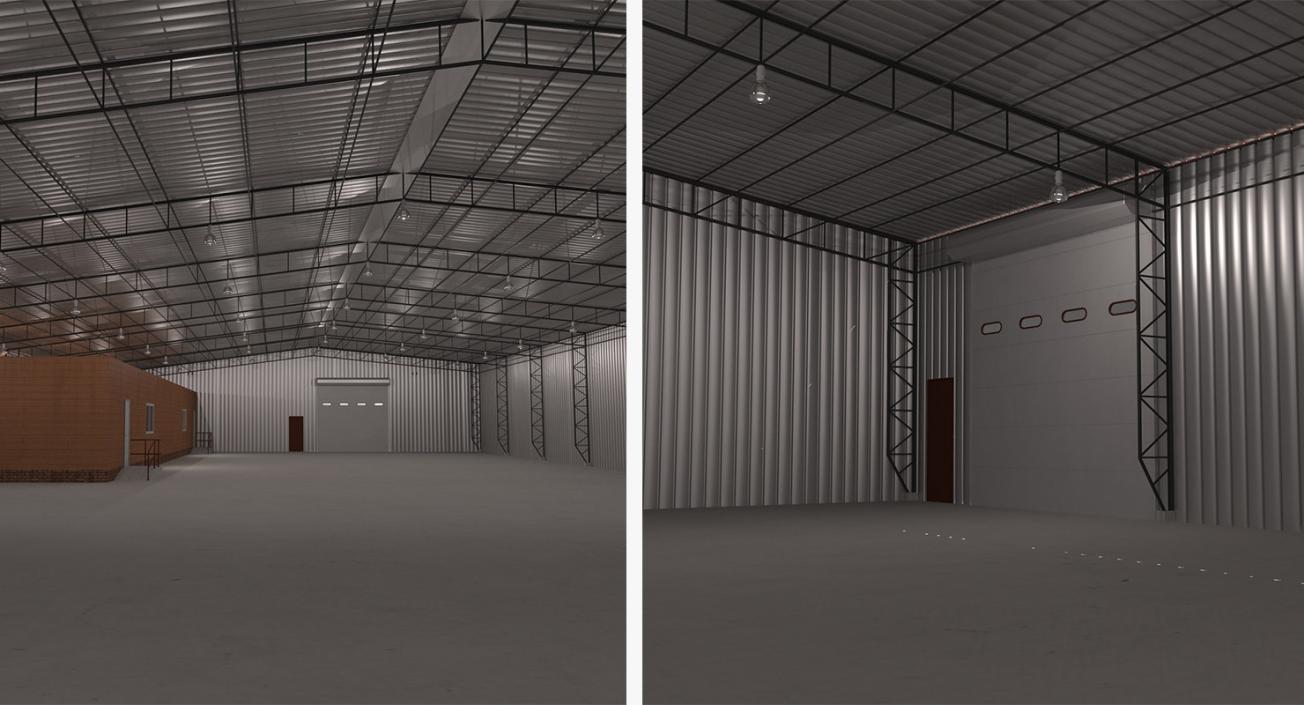 Warehouse and Hangars 3D Models Collection 2 3D model