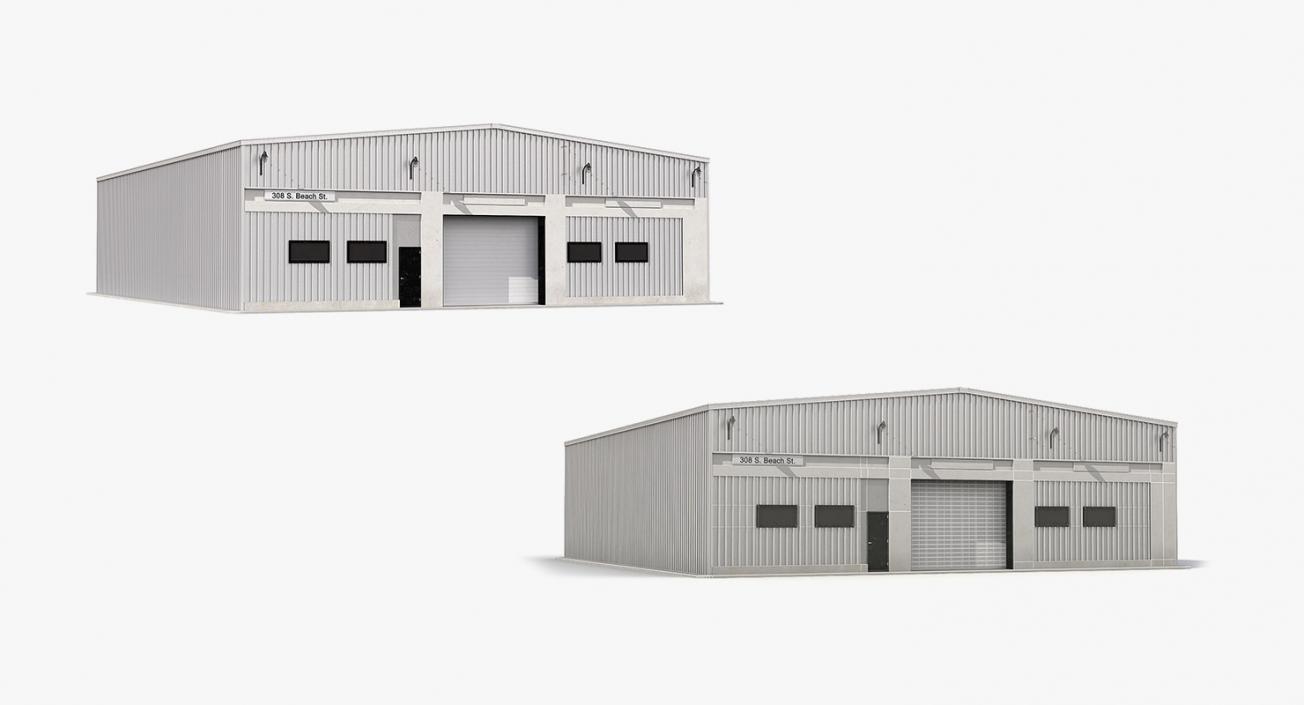 Warehouse and Hangars 3D Models Collection 2 3D model