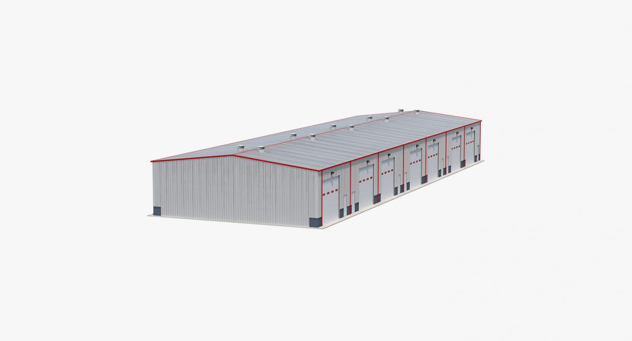 Warehouse and Hangars 3D Models Collection 2 3D model