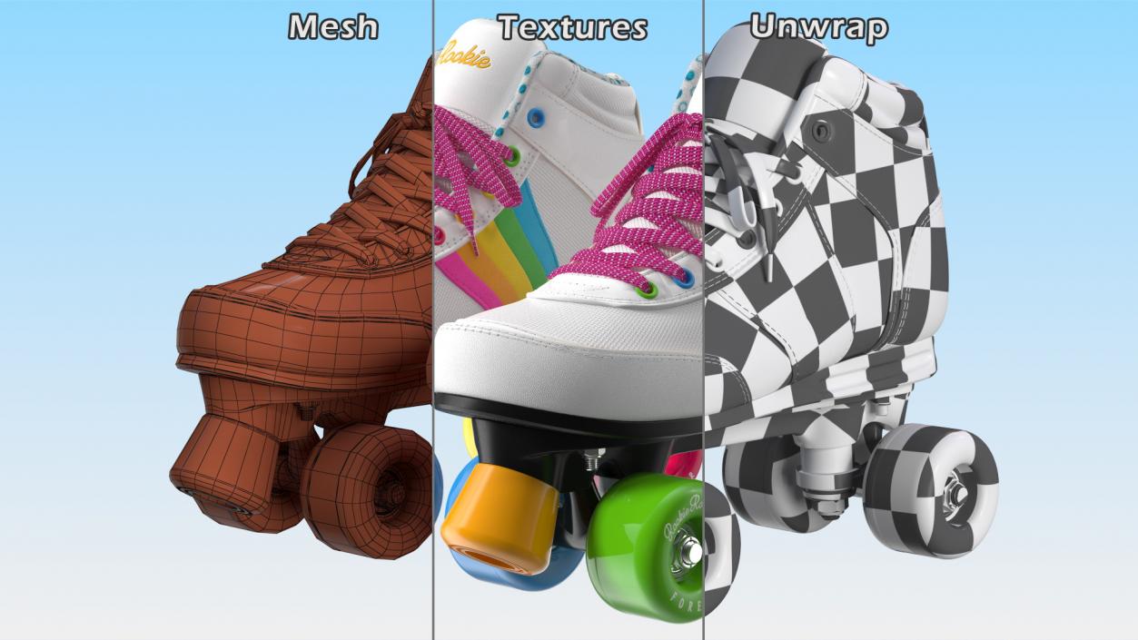 3D model Drift Roller Skates Collection