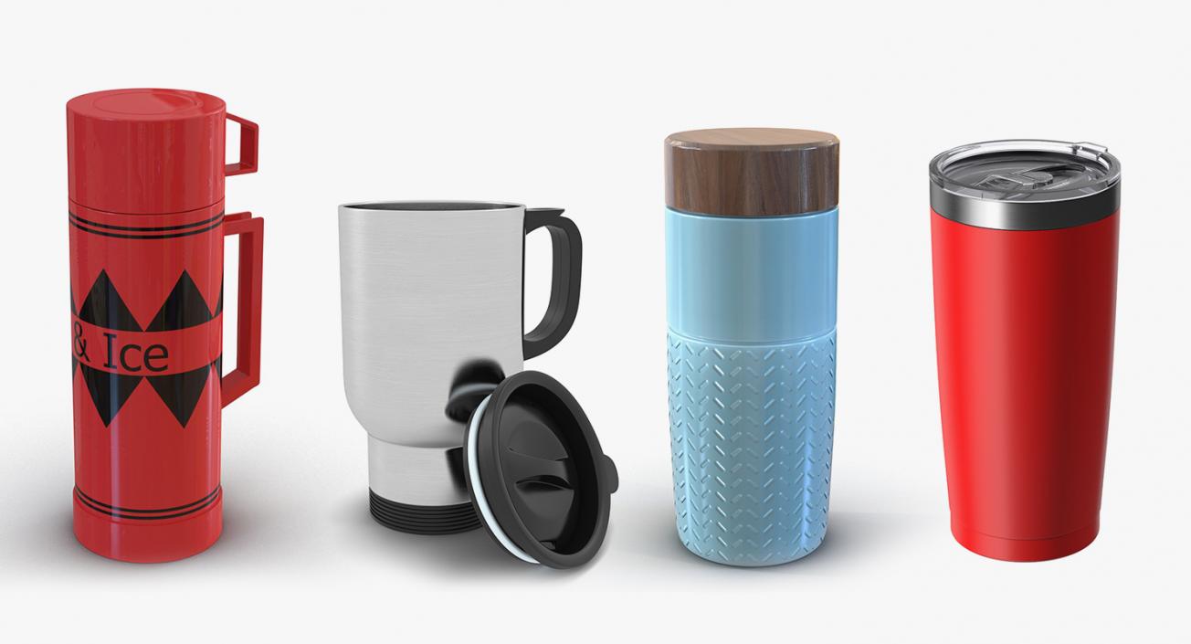 Travel Mugs Collection 2 3D model