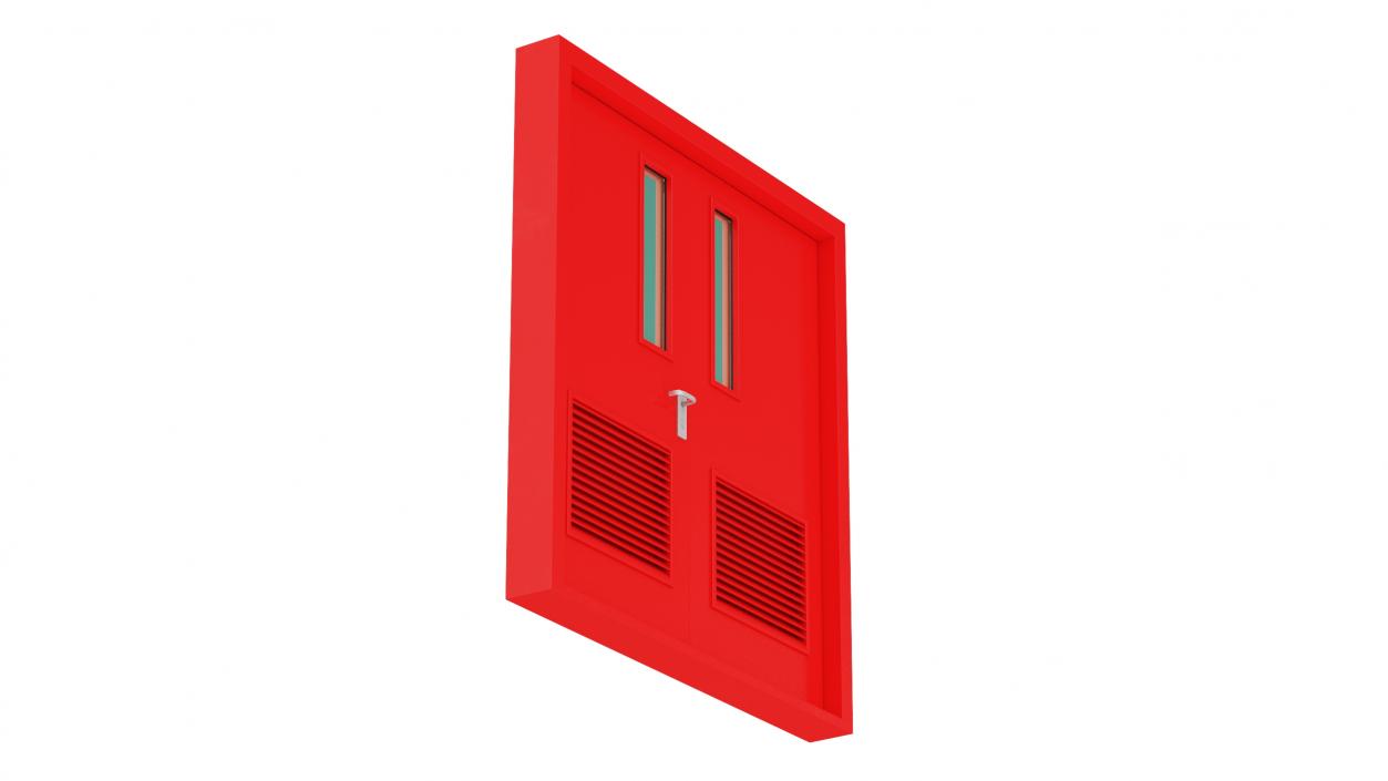 Fire Doors Double 3D