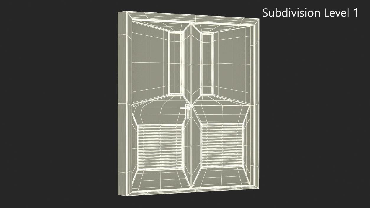 Fire Doors Double 3D