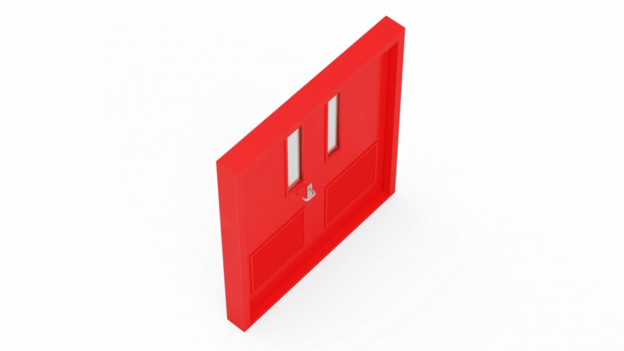 Fire Doors Double 3D