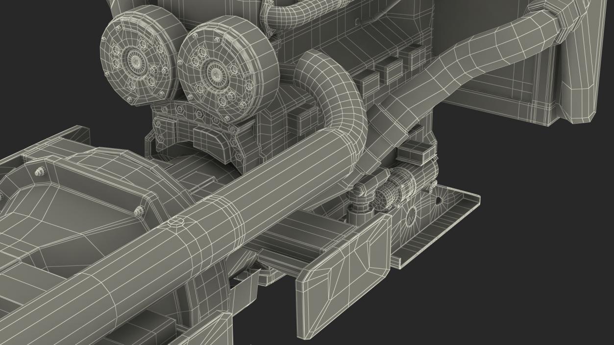 Truck Engine 3D