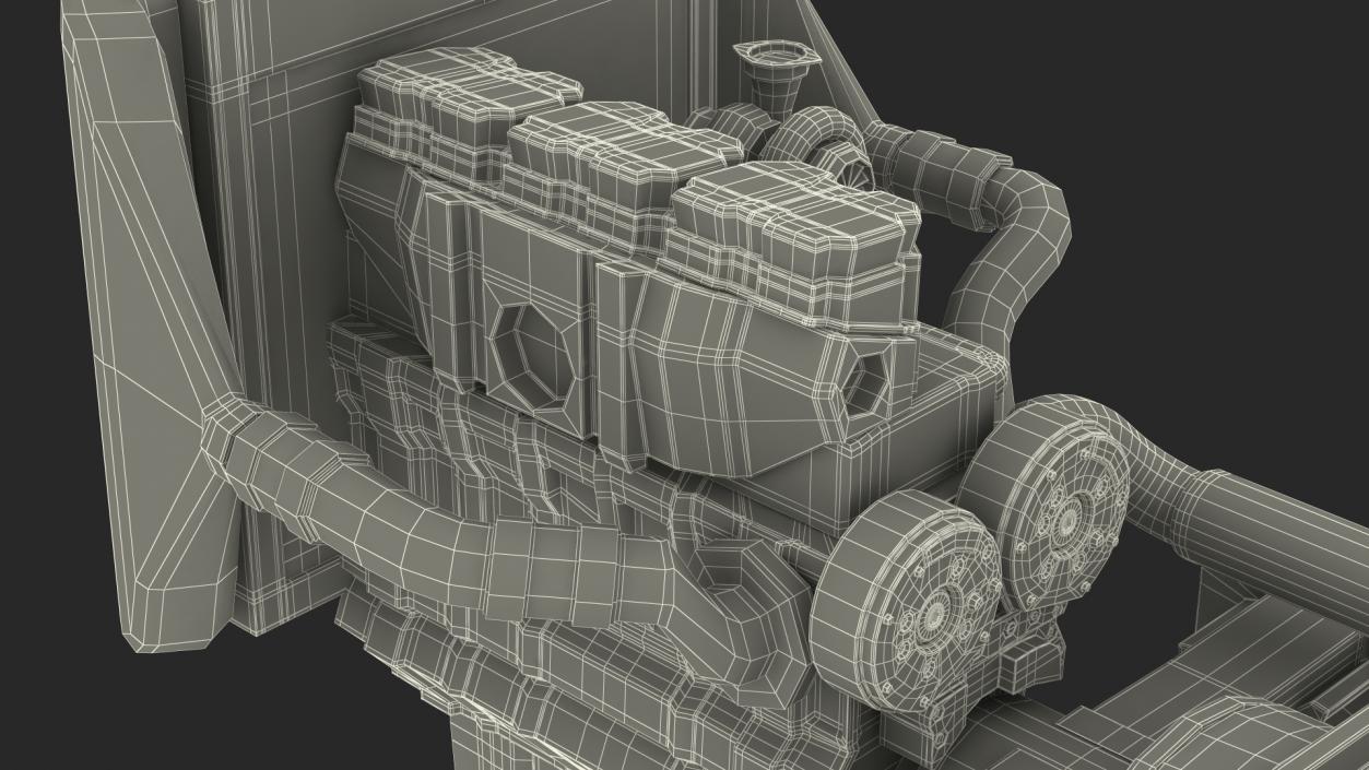 Truck Engine 3D