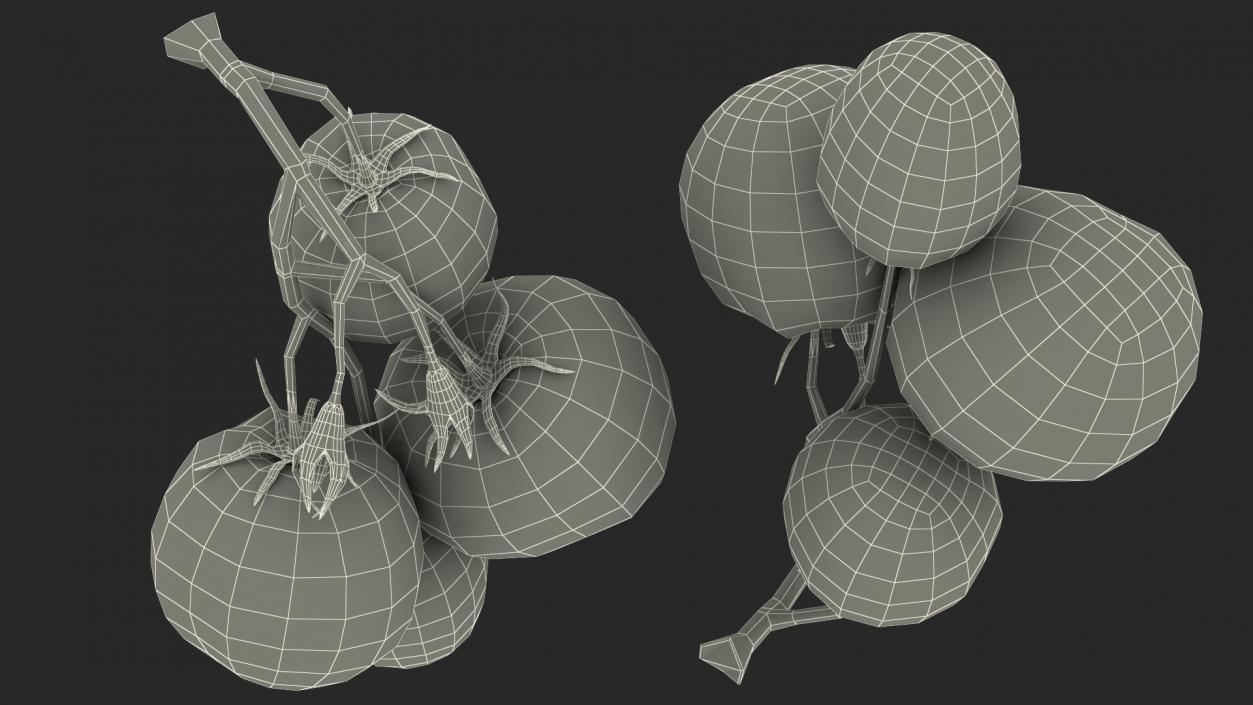 Bunch of Tomatoes 3D