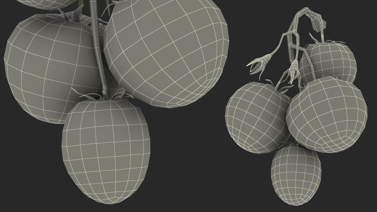 Bunch of Tomatoes 3D