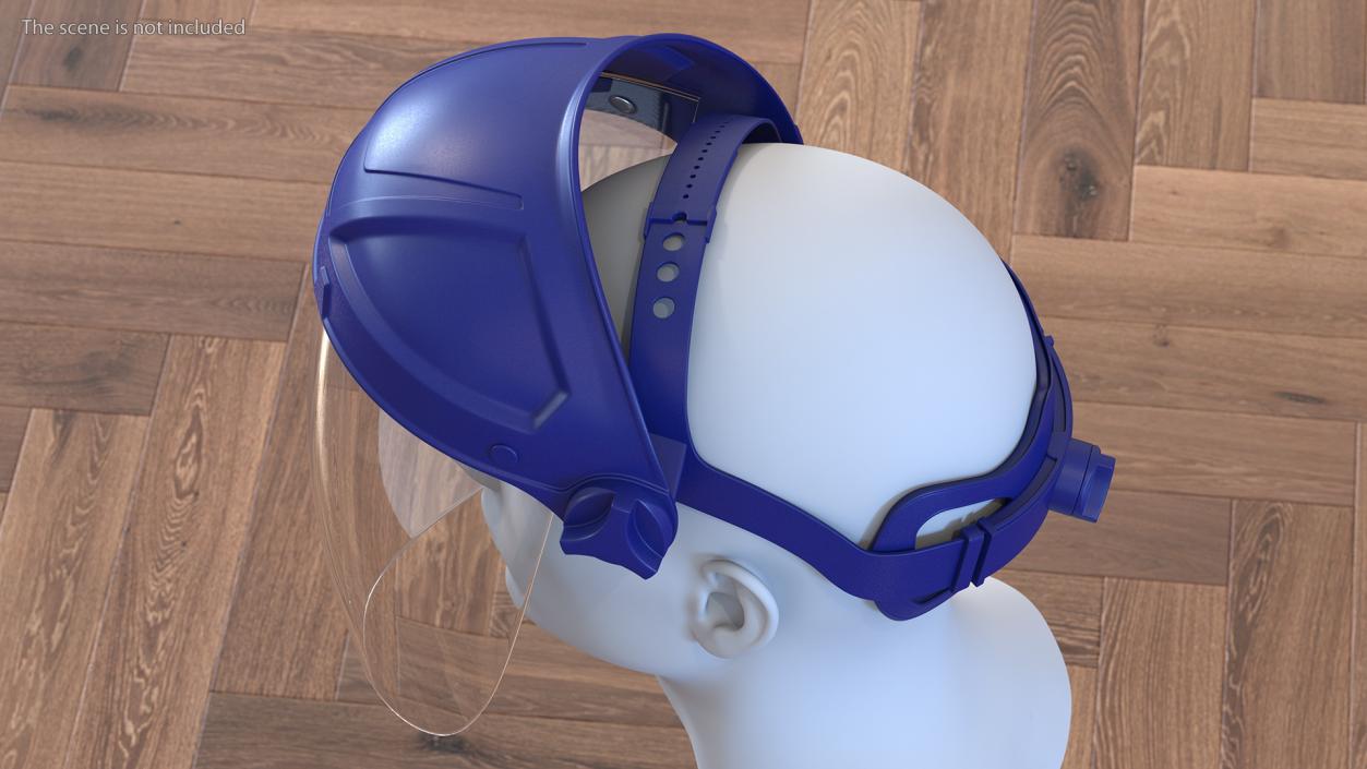 Transparent Visor Face Shield 3D model