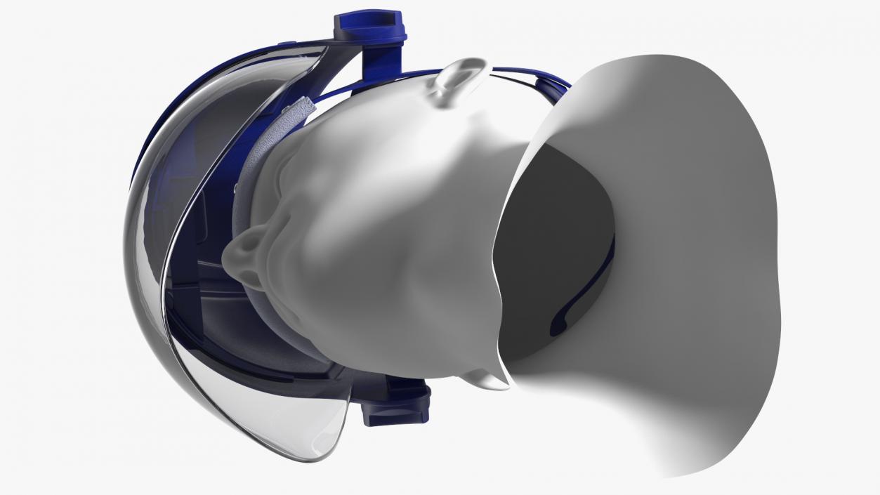 Transparent Visor Face Shield 3D model