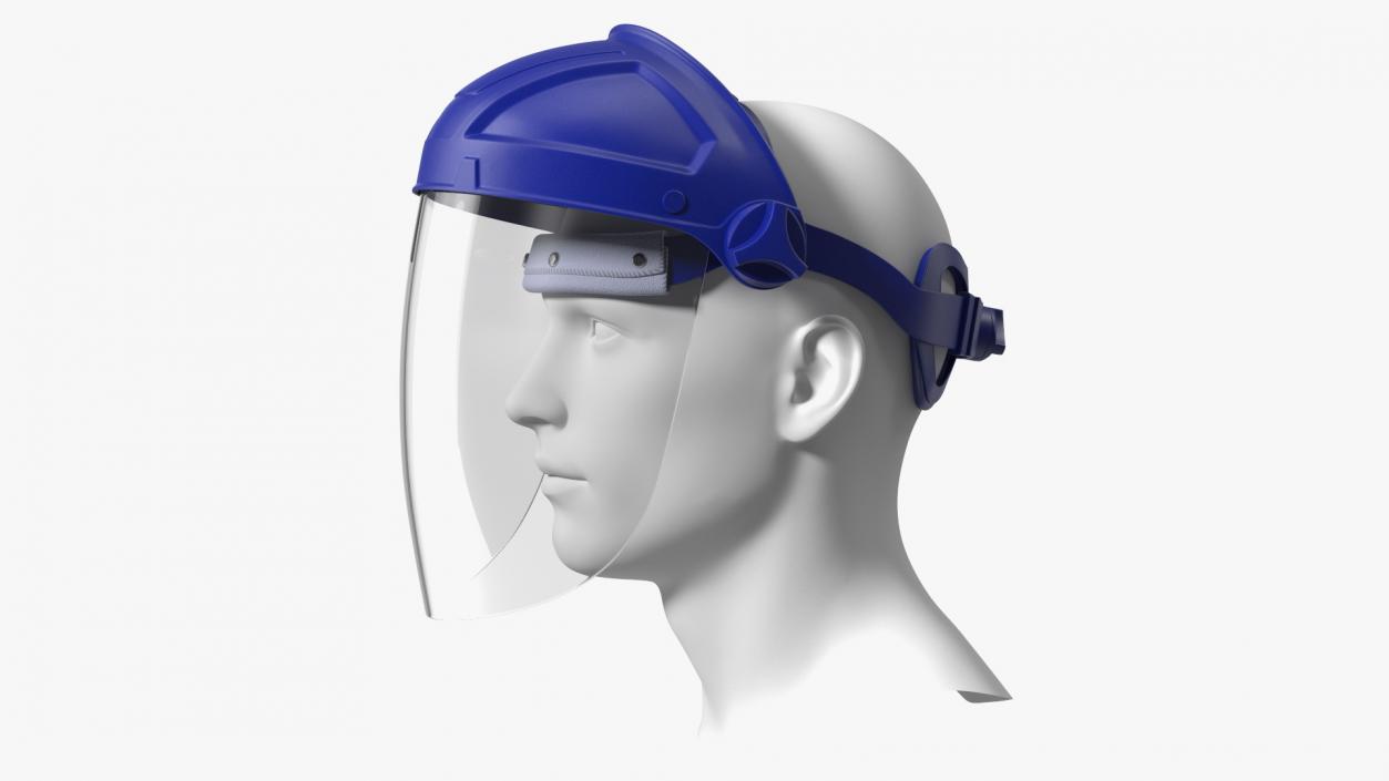 Transparent Visor Face Shield 3D model