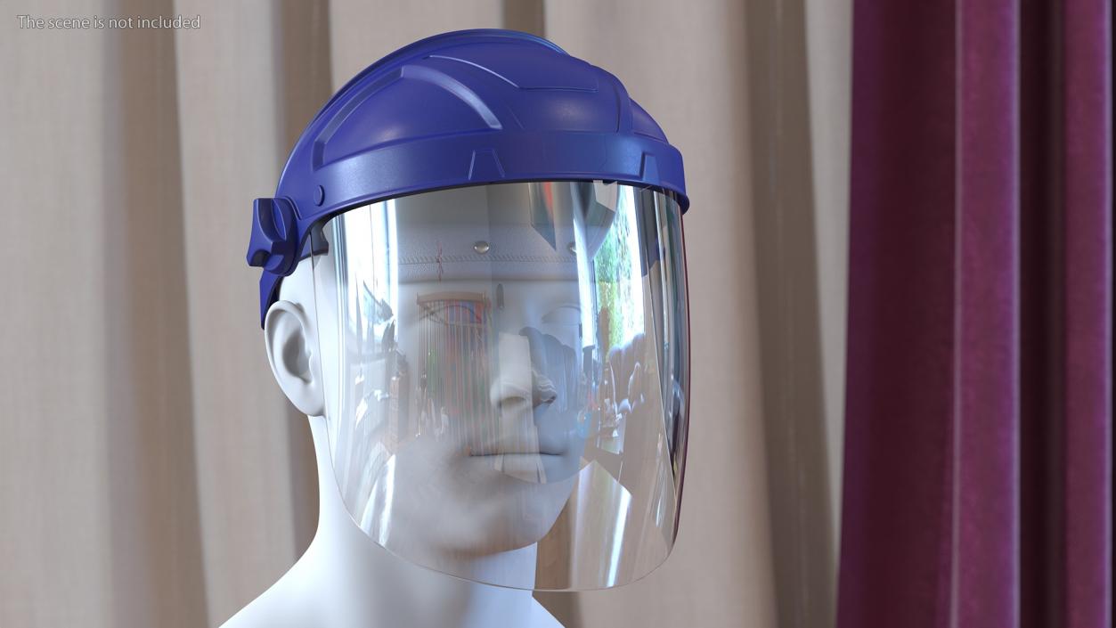 Transparent Visor Face Shield 3D model