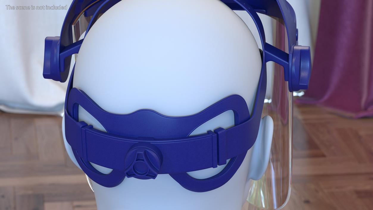 Transparent Visor Face Shield 3D model