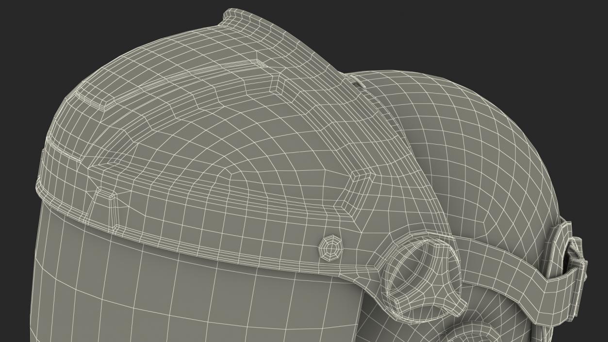 Transparent Visor Face Shield 3D model