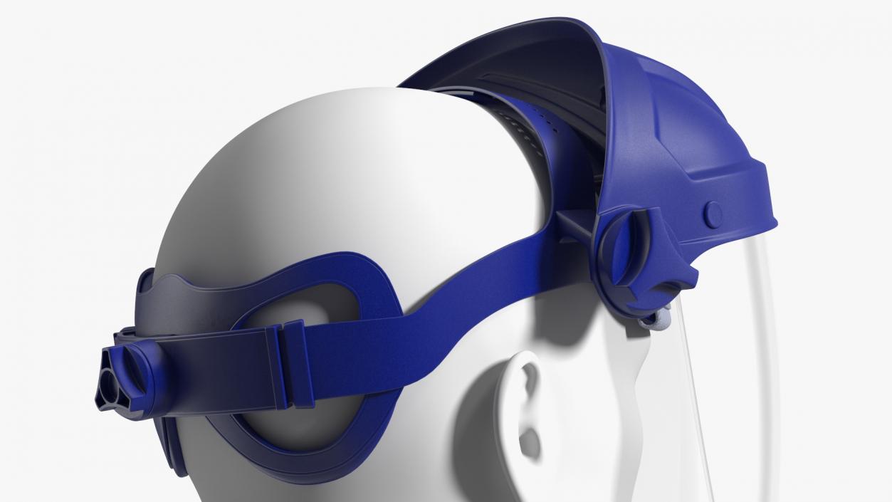 Transparent Visor Face Shield 3D model