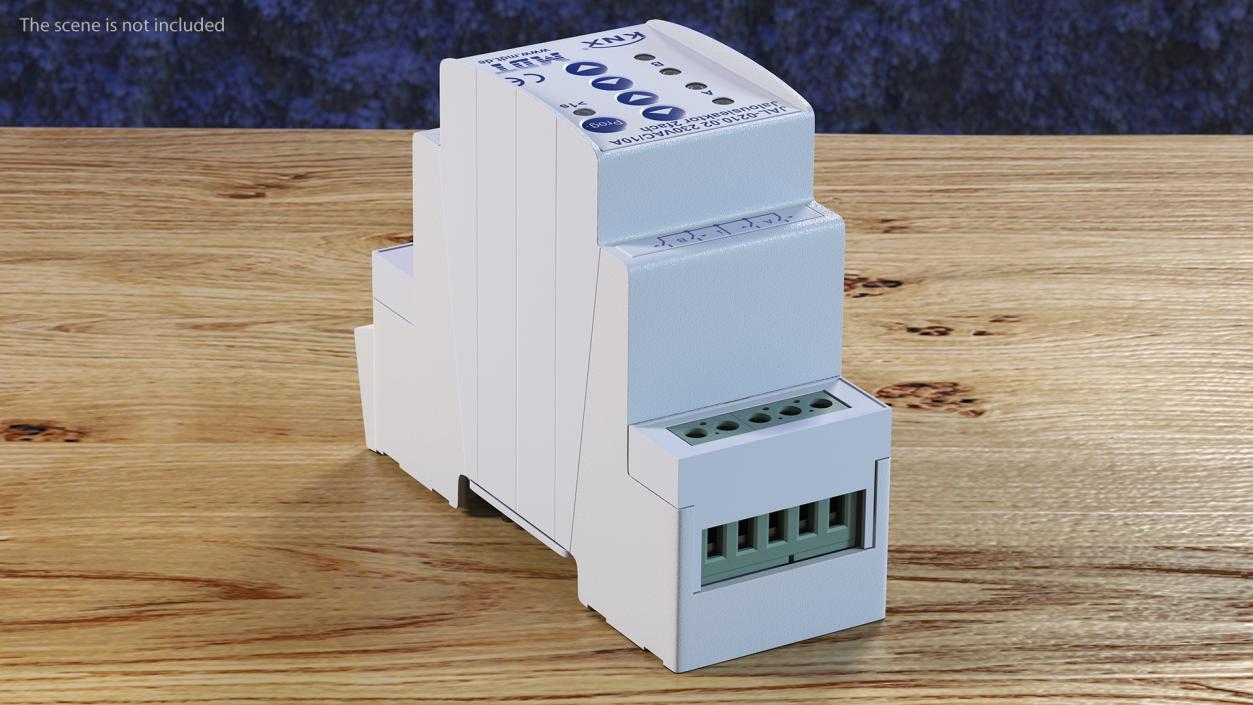 KNX Blind Actuator Two Gang 3D