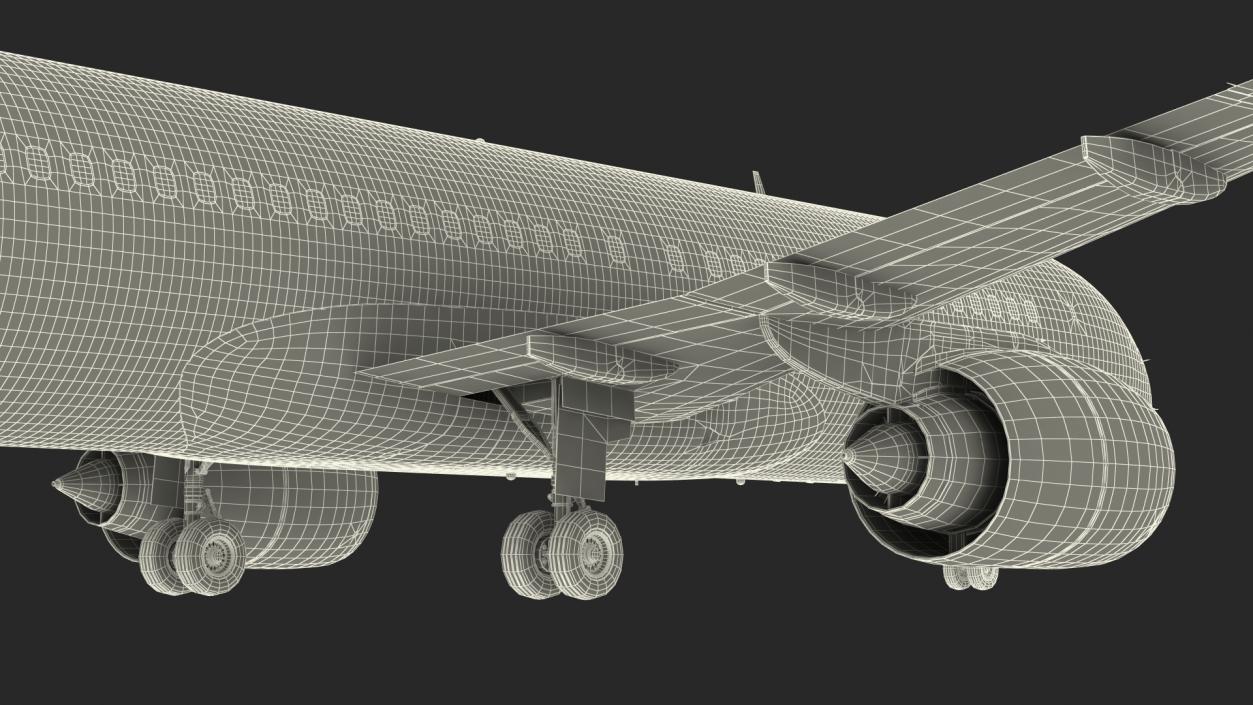 Narrow Body Airliner Rigged 3D