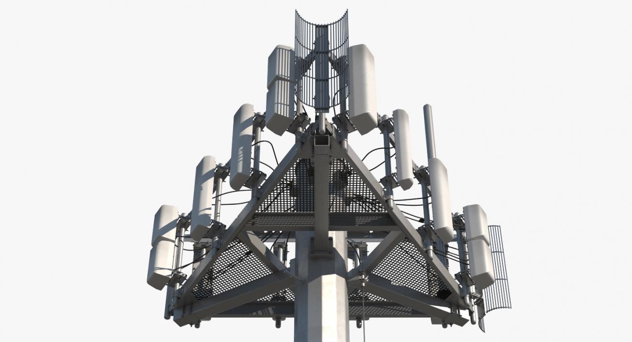 Cellular Tower Site 3D model