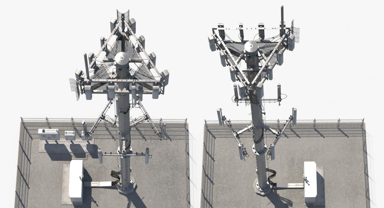 Cellular Tower Site 3D model