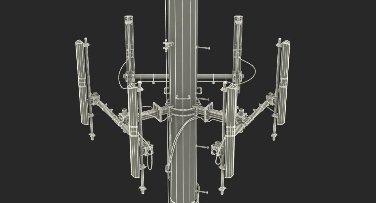 Cellular Tower Site 3D model