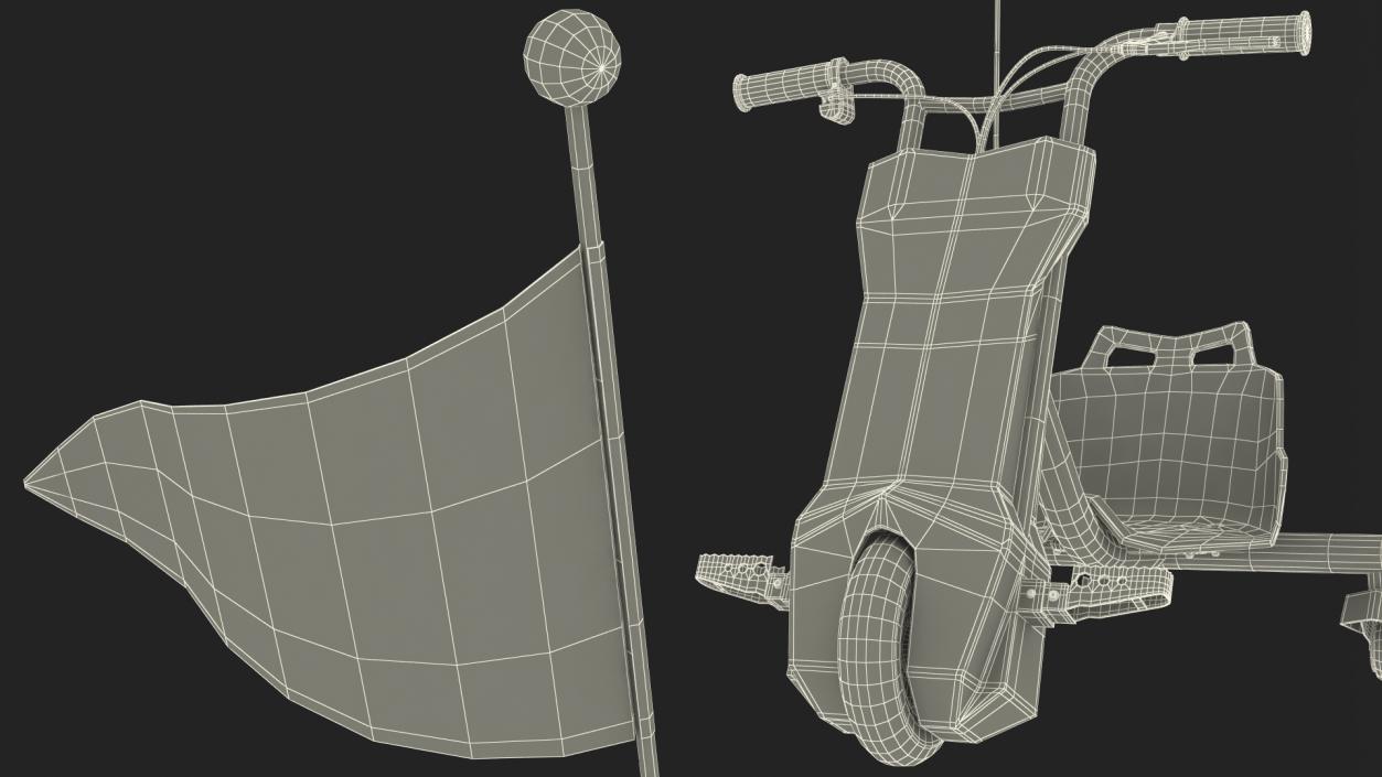 3D Electric Drift Tricycle model