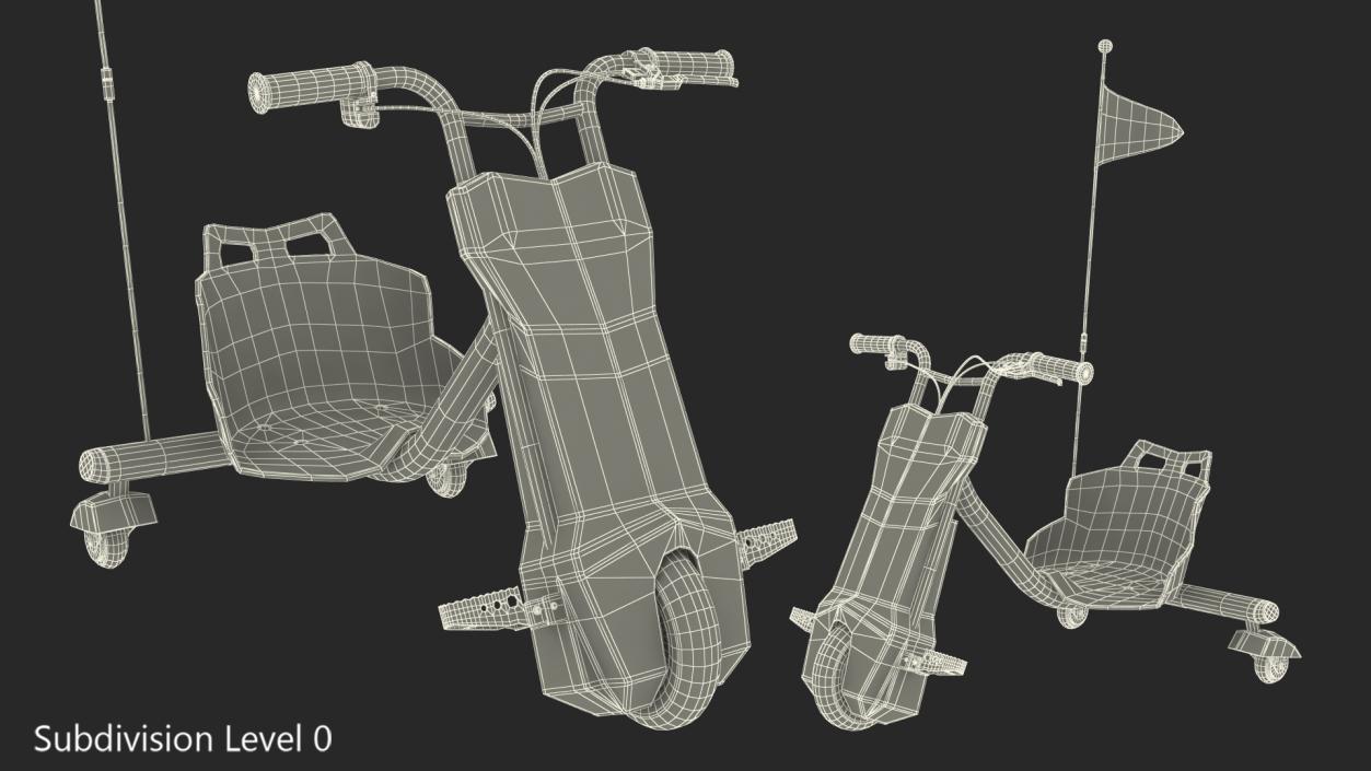 3D Electric Drift Tricycle model