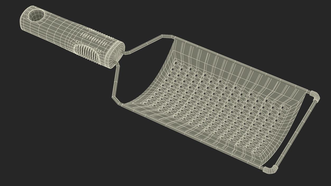 3D Cheese Grater with Black Handle