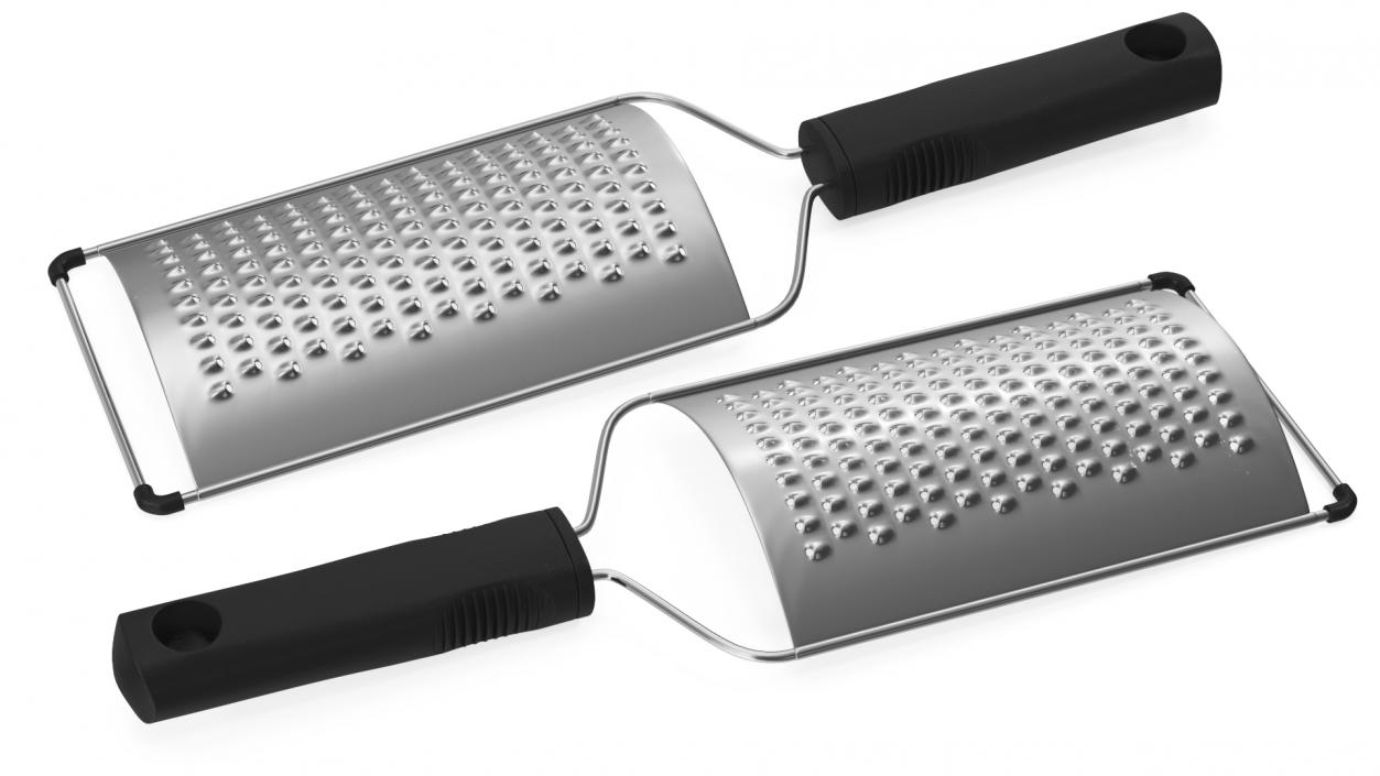 3D Cheese Grater with Black Handle