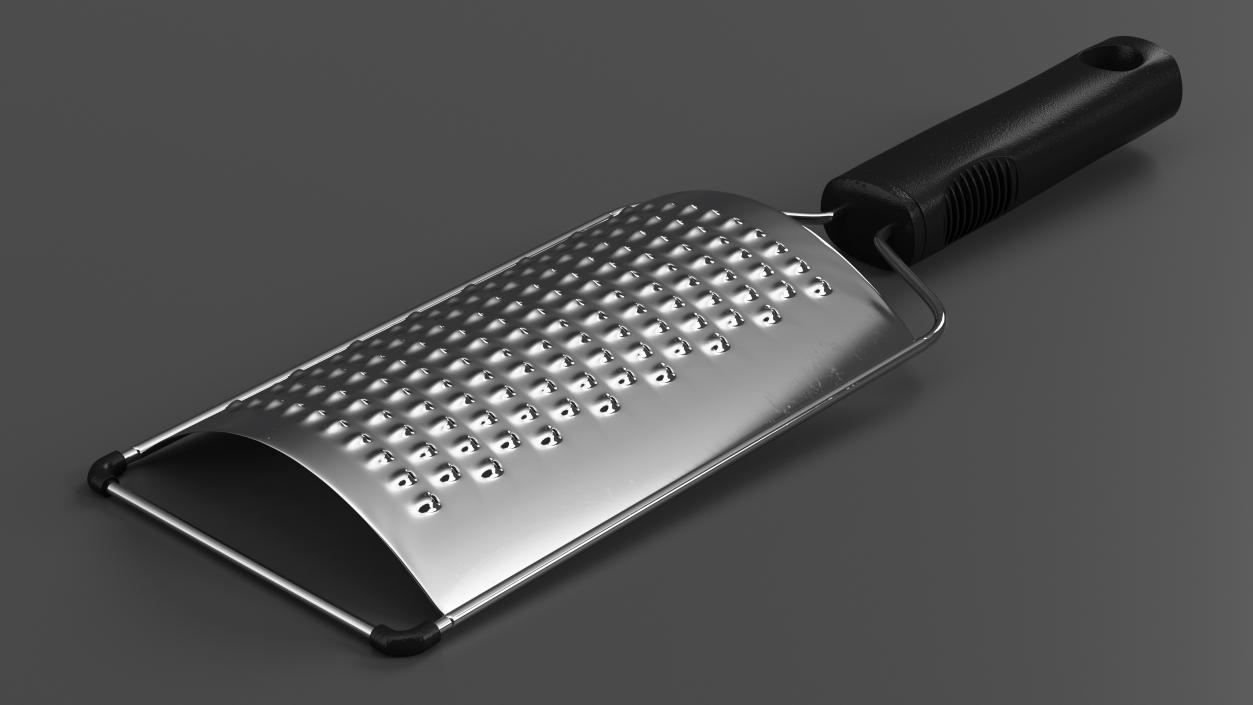 3D Cheese Grater with Black Handle