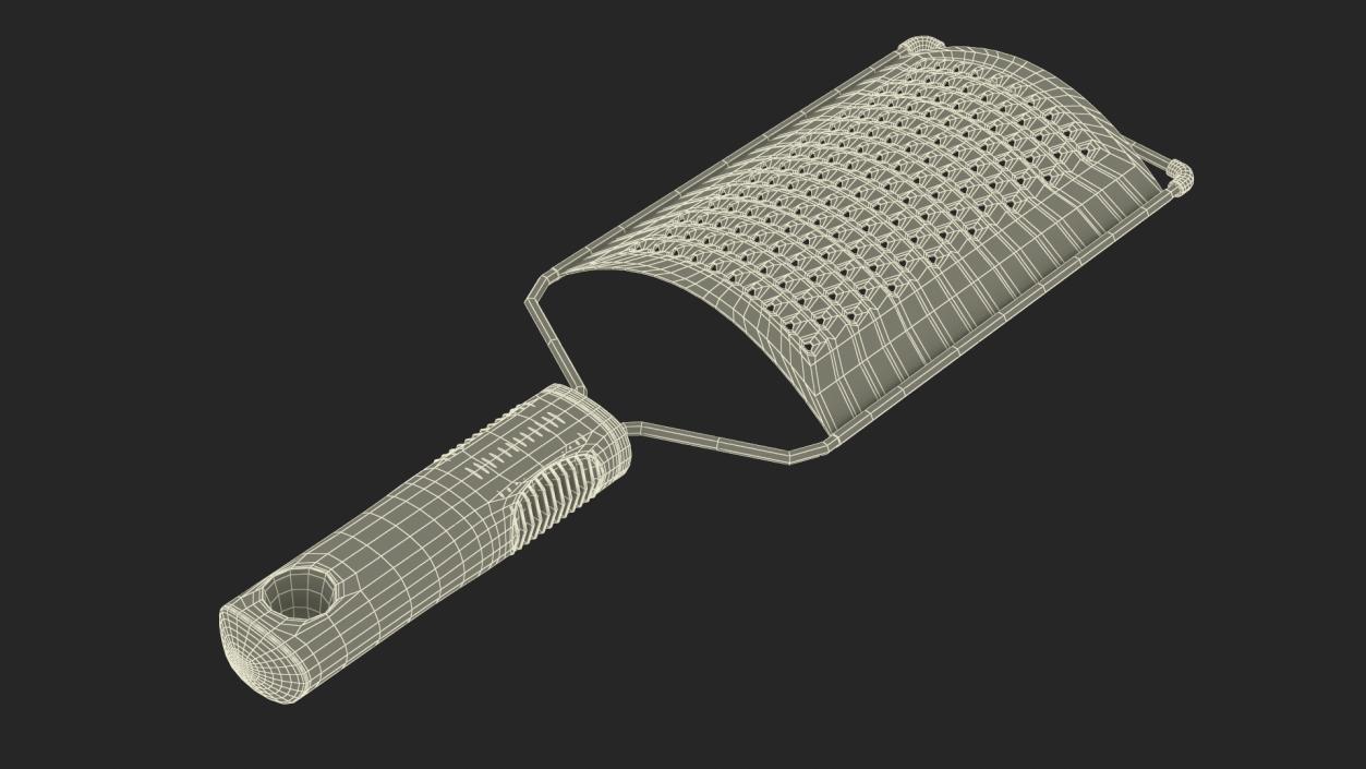 3D Cheese Grater with Black Handle