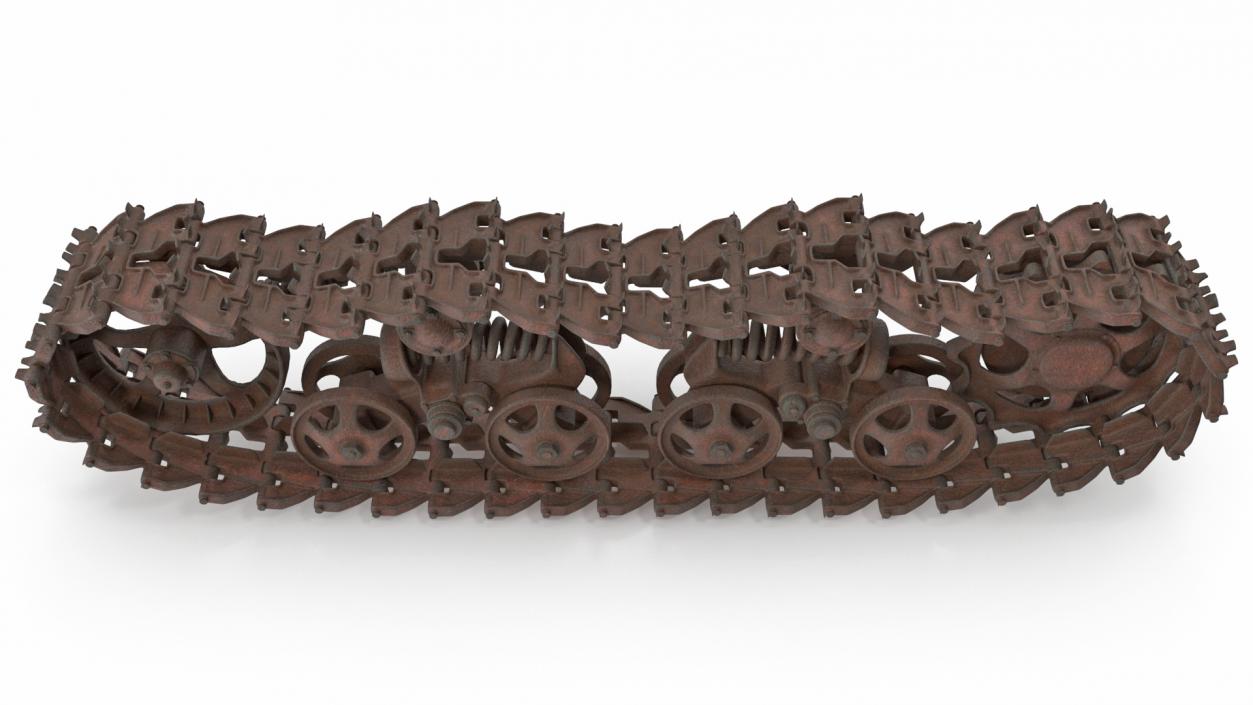 3D Old Caterpillar Track