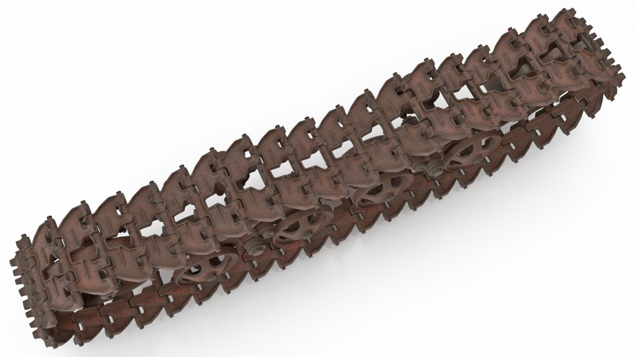 3D Old Caterpillar Track