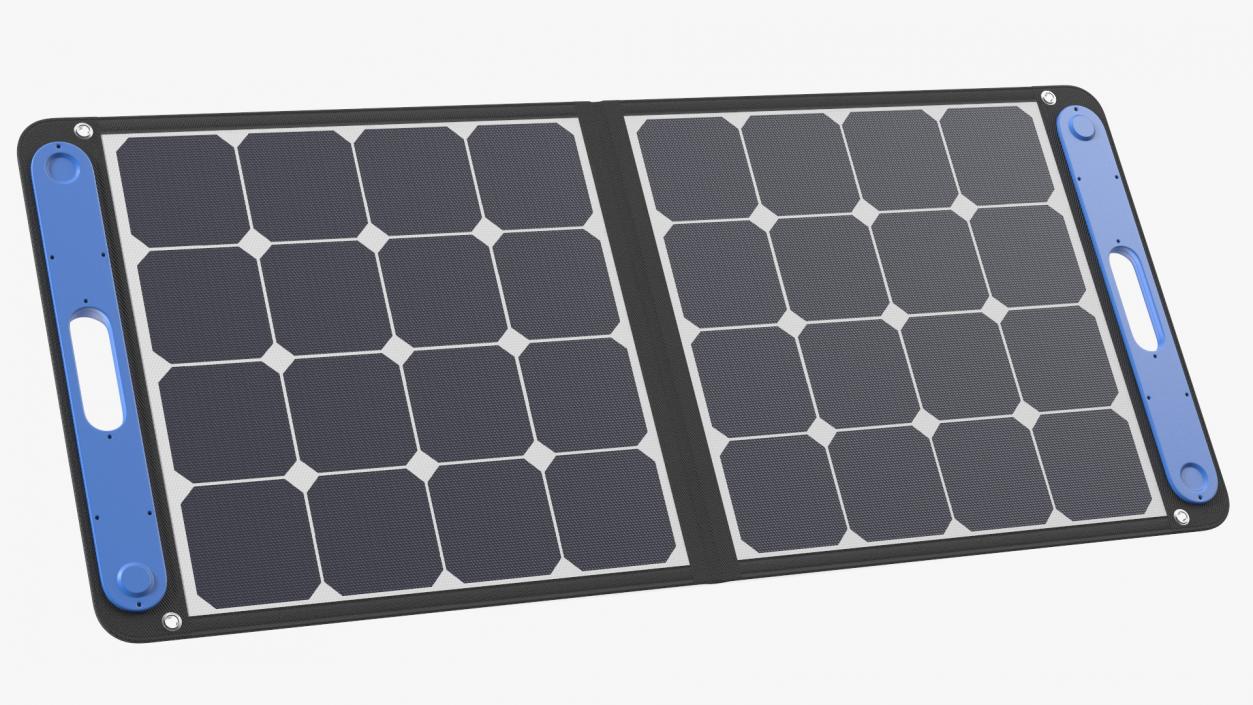 Foldable Portable Solar Panel 3D model