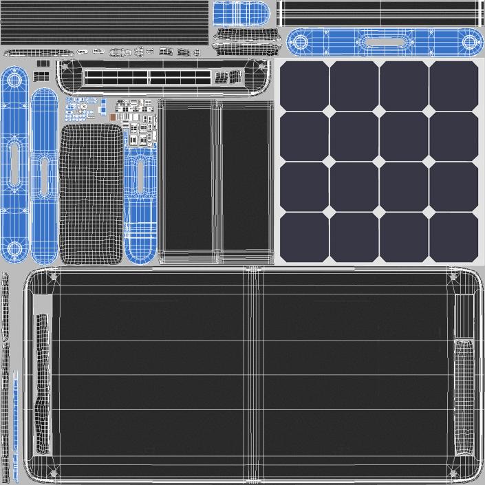 Foldable Portable Solar Panel 3D model