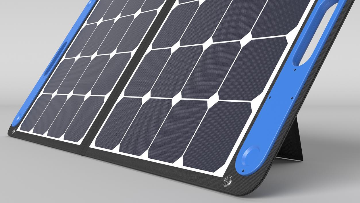 Foldable Portable Solar Panel 3D model