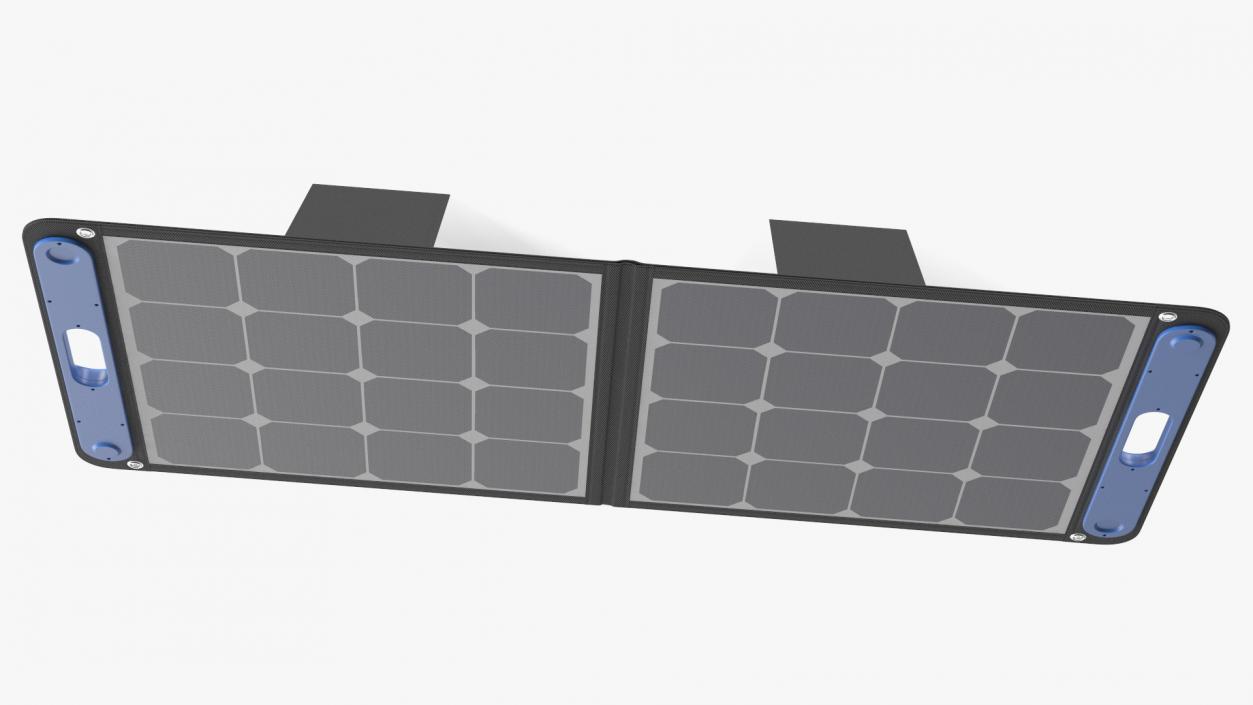 Foldable Portable Solar Panel 3D model