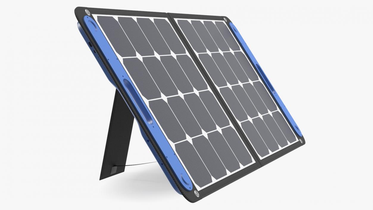 Foldable Portable Solar Panel 3D model