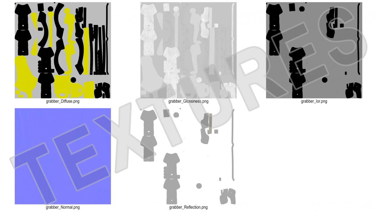 3D Heavy Duty Grabber Tool model