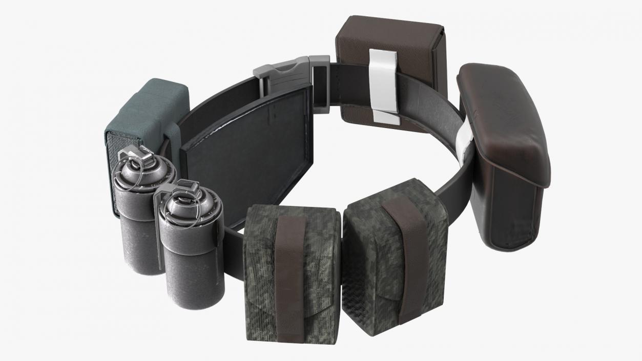 3D model Combat Soldiers Belt