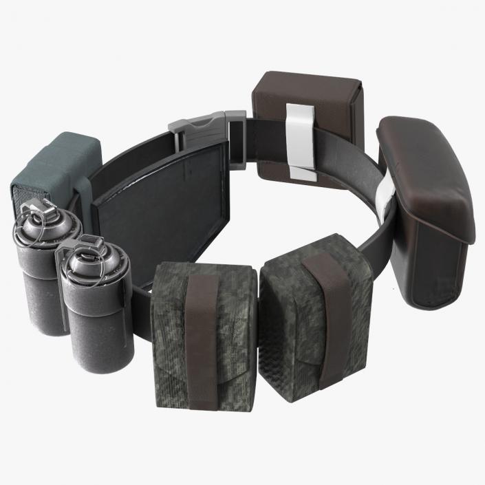 3D model Combat Soldiers Belt