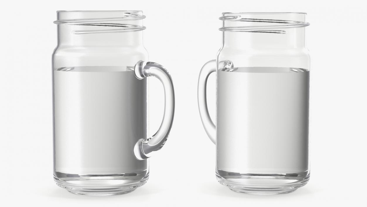 Glass Jugs With Water Collection 3 3D model