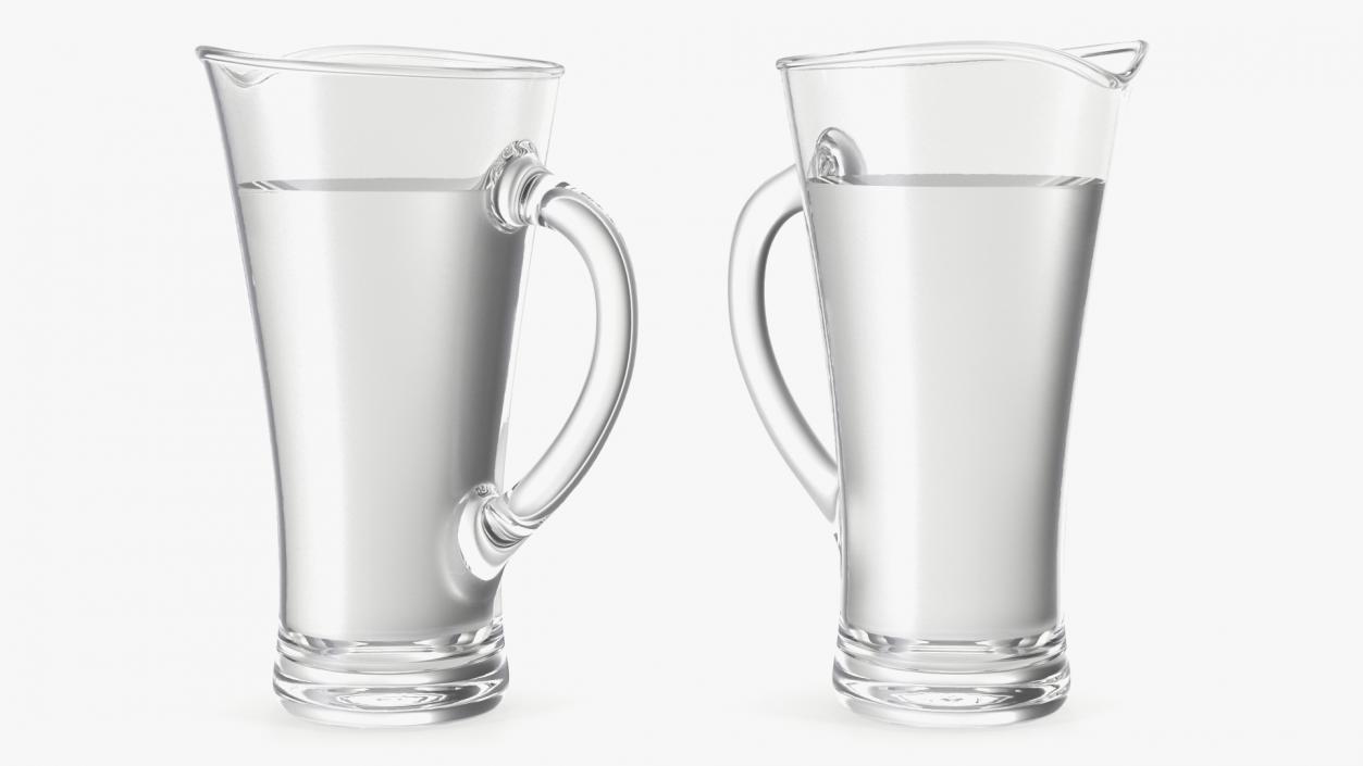 Glass Jugs With Water Collection 3 3D model