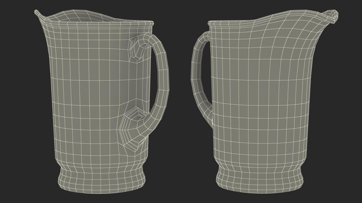 Glass Jugs With Water Collection 3 3D model