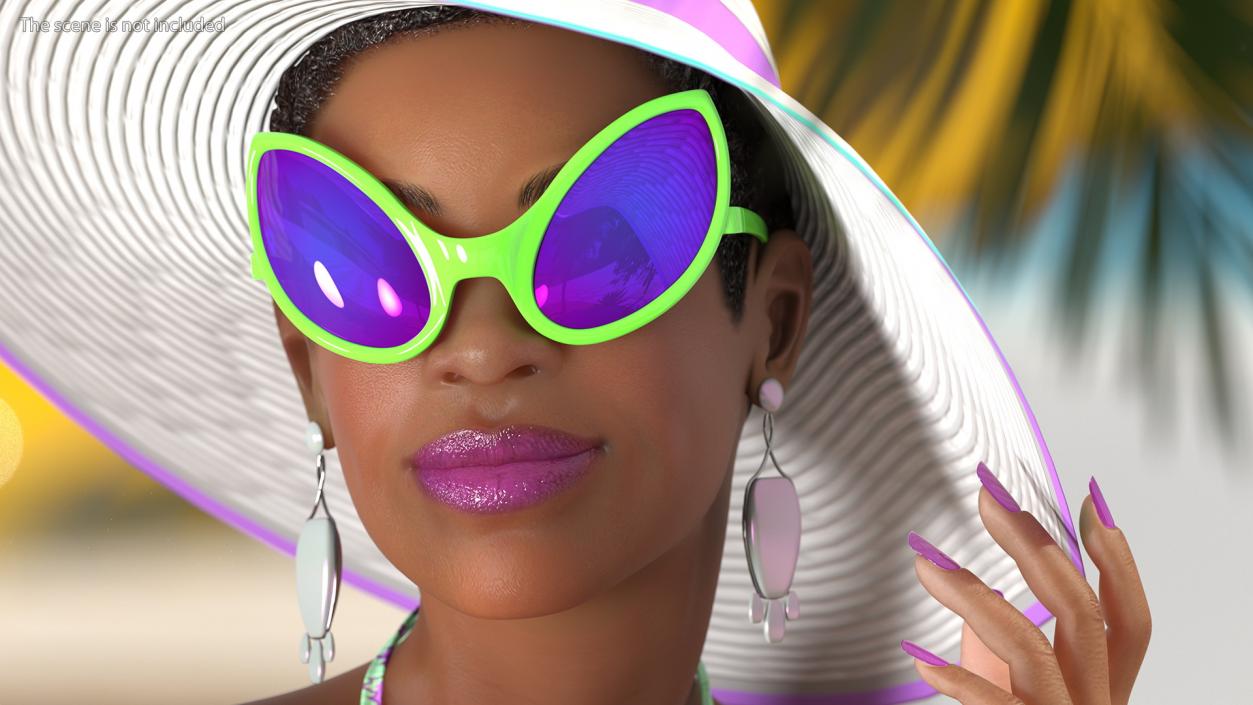 Party Sunglasses Collection 3 3D model